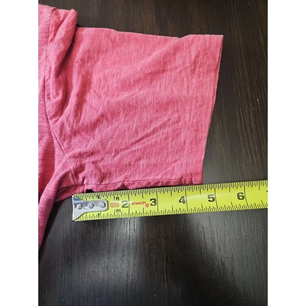 L.L. Bean Size S Wrap Rose Crimson Pink Flare‎ Dress Women's Stylish Modern